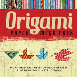 Origami Paper Mega Pack: More than 990 Sheets of Origami Paper Plus Basic Fold Instructions